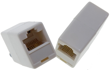 Pair of &nbsp;RJ45 Network Lan Straight Coupler EAN 5028422702574