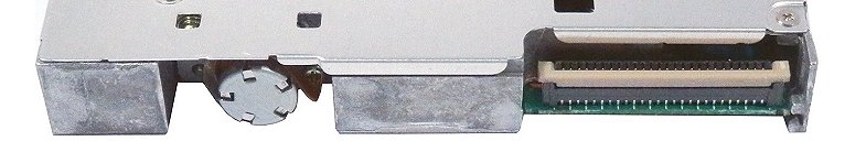 Rear Connector - Y-E Data YD702J-6037J Slim / Notebook Floppy Drive 12.5mm - White Front