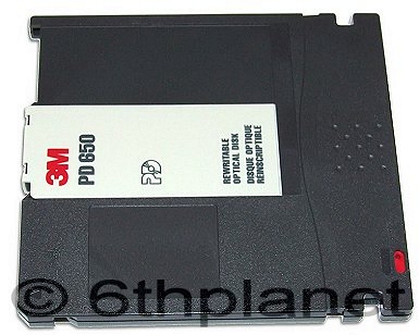 2-Pack Compaq /3M Re-Writable Optical PD Disc, 650Mb